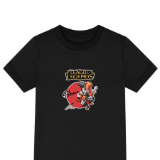 League of Legends Shaco Tee Shirt T-Shirt Short Sleeve - Shaco Portrait Cartoon Art
