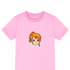 One Piece Nami Tee Shirt T-Shirt Short Sleeve - Nami Avatar Chibi Art