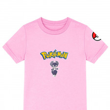 Pokemon Indeedee Male Tee Shirt T-Shirt Short Sleeve - Indeedee Male Character Series Art