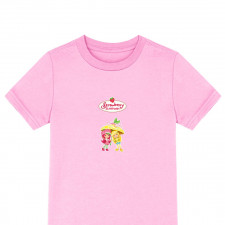 Strawberry Shortcake Lemon Meringue Tee Shirt T-Shirt Short Sleeve - Lemon Meringue With Lemon Umbrella