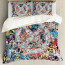 X-Men Comforter Sham Set Bed Set Sheet Cover - Characters Collage Logo