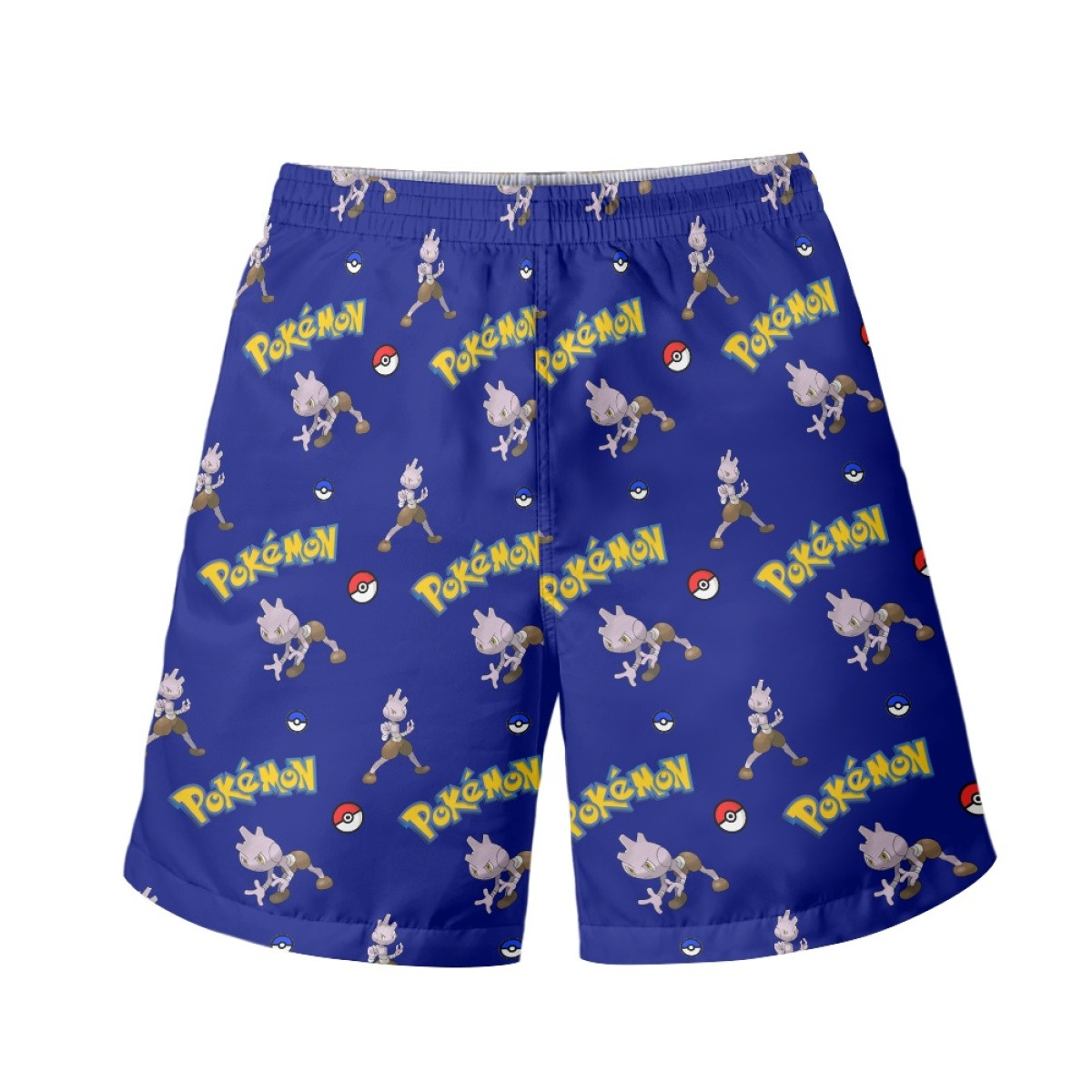 Pokemon Tyrogue Beach Shorts Swim Pants Swimming Trunks - Tyrogue Character Series Art