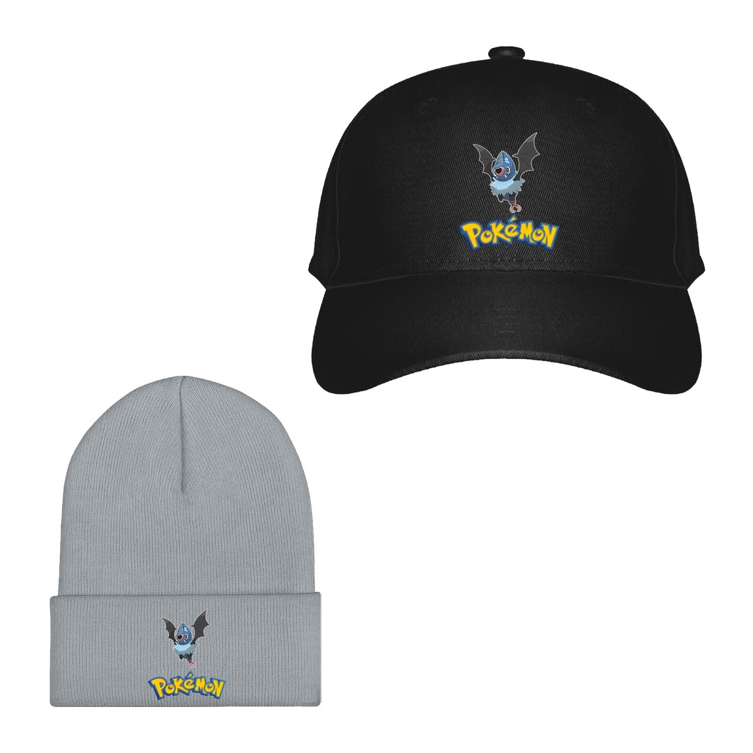 Pokemon Swoobat Baseball Cap Beanie Hat - Swoobat Character Series Art