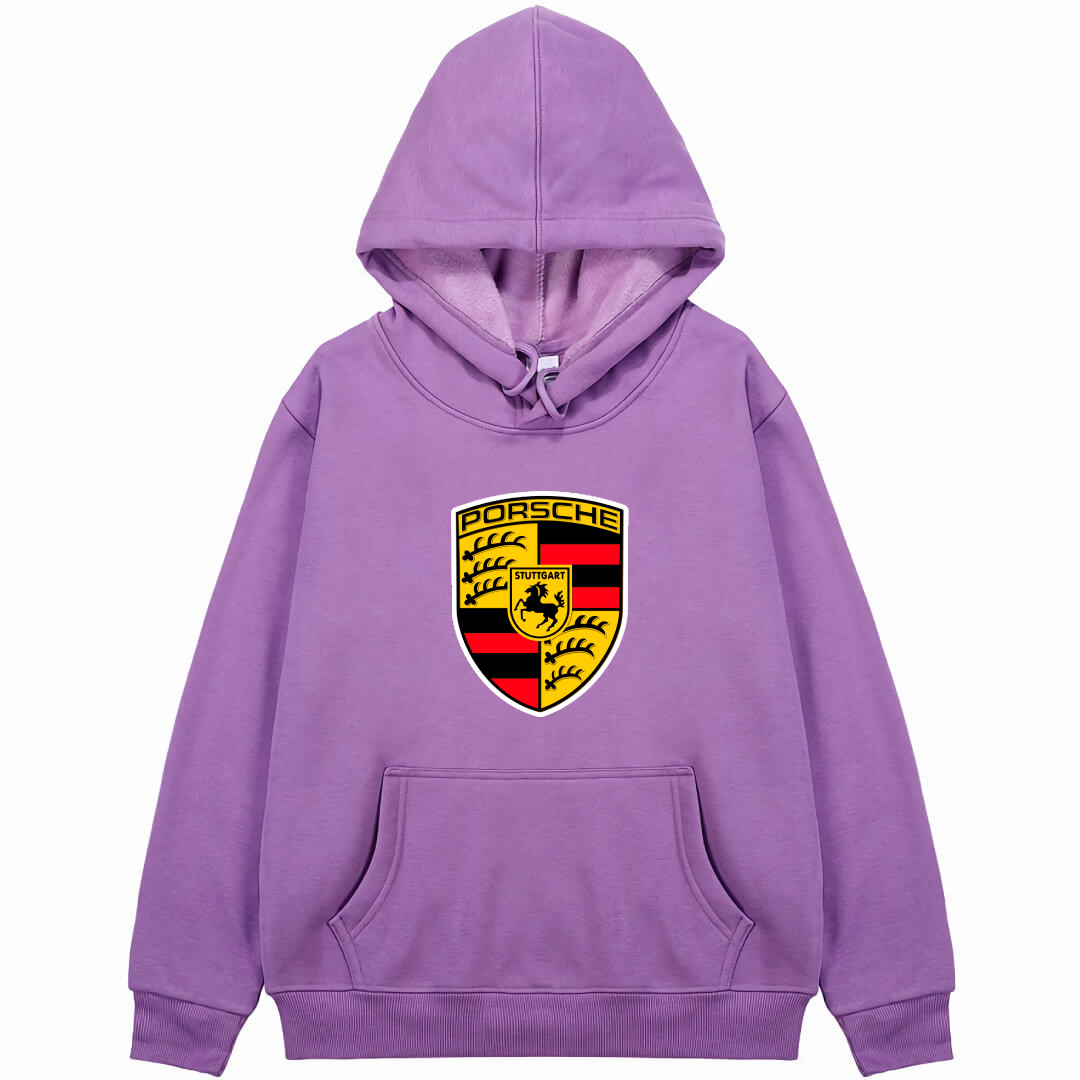 Porsche Hoodie Hooded Sweatshirt Sweater Jacket - Porsche Logo Illustration