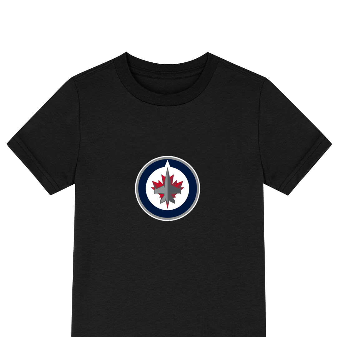 NHL Winnipeg Jets Tee Shirt T-Shirt Short Sleeve - Winnipeg Jets Team Single Logo
