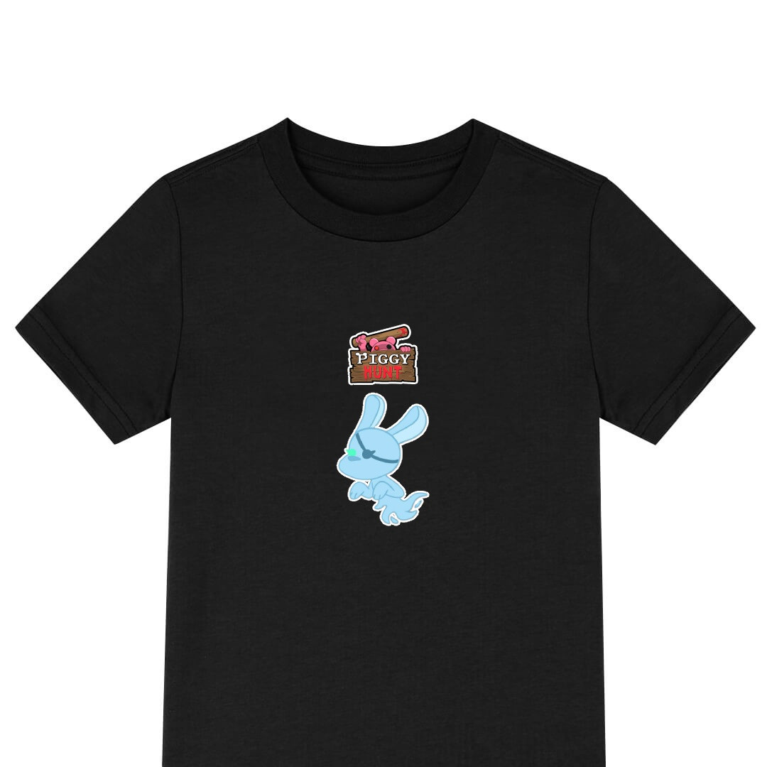 Roblox Piggy Bunny Piggy Tee Shirt T-Shirt Short Sleeve - Bunny Piggy Cartoon Art