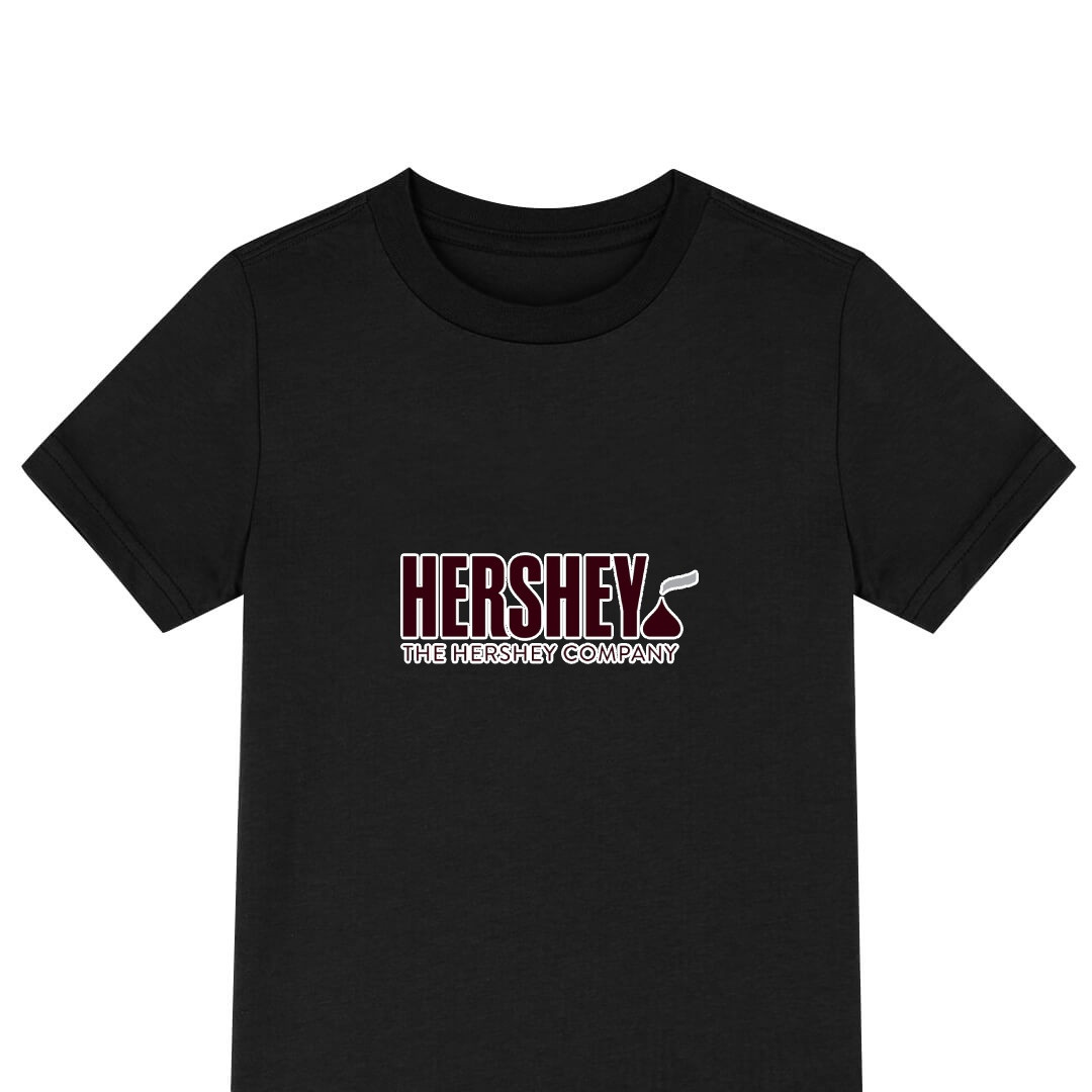 Hersheys Tee Shirt T-Shirt Short Sleeve - Hersheys Company Logo