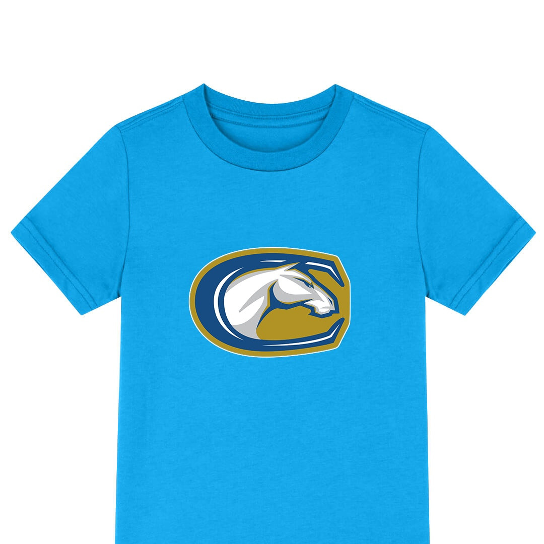 UC Davis Aggies Tee Shirt T-Shirt Short Sleeve - University of California, Davis Aggies College Football Team Single Logo