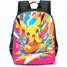 Pokemon Pikachu Backpack StudentPack - Pikachu Vintage Cartoon Art