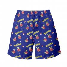 Pokemon Applin Beach Shorts Swim Pants Swimming Trunks - Applin Character Series Art