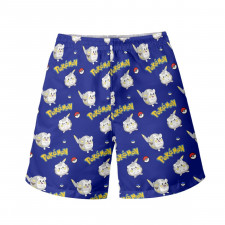 Pokemon Togedemaru Beach Shorts Swim Pants Swimming Trunks - Togedemaru Character Series Art