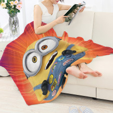 Minions Bob Blanket Throw - Bob Smiling Portrait