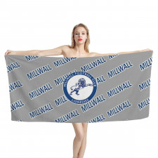 Millwall FC Bath Beach Towel - Millwall Football Club Medley Monogram Wordmark