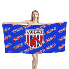 Volos Bath Beach Towel - Volos Football Club Medley Monogram Wordmark