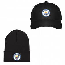 Manchester City F.C. Football Club Baseball Cap Beanie Hat - Manchester City F.C. Football Club Single Logo