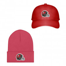 NFL Tampa Bay Buccaneers Baseball Cap Beanie Hat - Tampa Bay Buccaneers Team Logo On Helmet