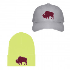 Buffaloes West Texas A&M University Baseball Cap Beanie Hat - Buffaloes West Texas A&M University College Football Team Single Logo