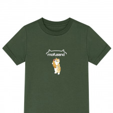 Mofusand Tee Shirt T-Shirt Short Sleeve - Mofusand Holding Tempura Shrimp