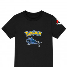 Pokemon Wishiwashi Tee Shirt T-Shirt Short Sleeve - Wishiwashi School Character Series Art