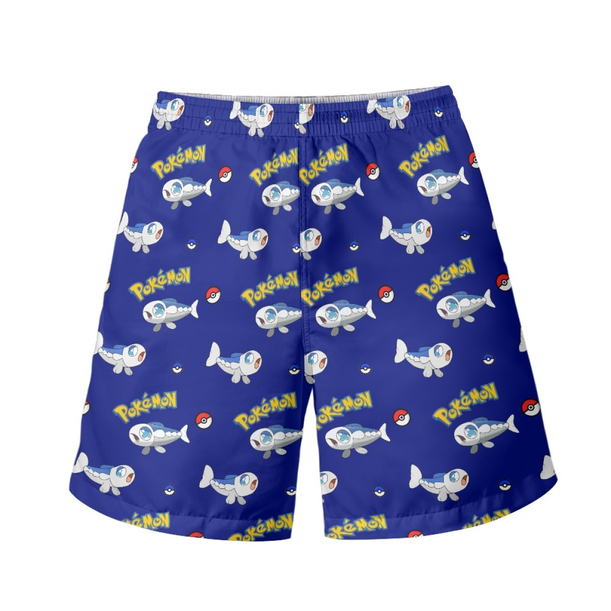 Pokemon Wishiwashi Beach Shorts Swim Pants Swimming Trunks - Wishiwashi Solo Character Series Art