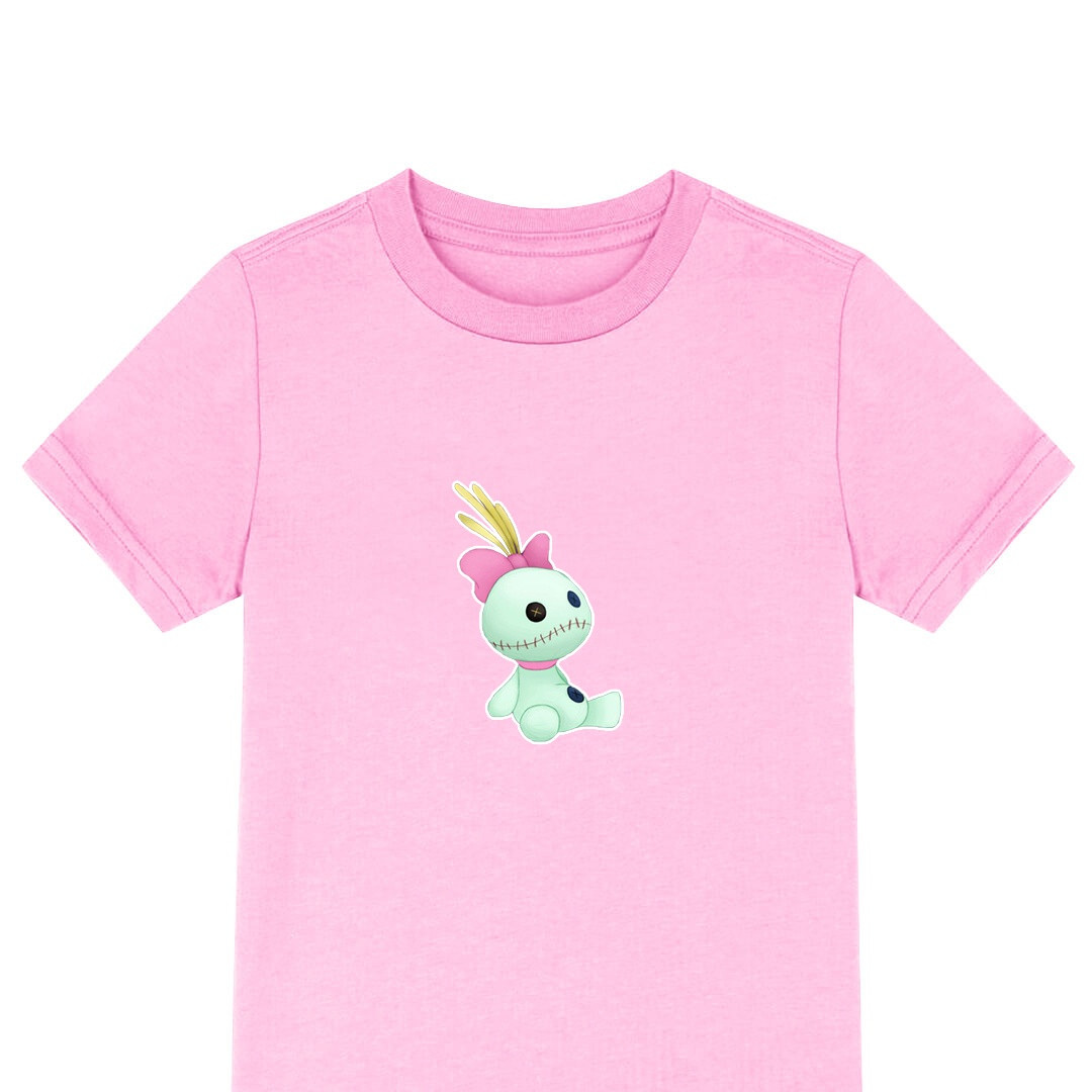 Lilo & Stitch Scrump Tee Shirt T-Shirt Short Sleeve - Scrump Sitting Down