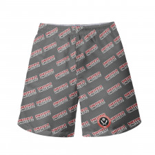 Sheffield United FC Beach Shorts Swim Pants Swimming Trunks - Sheffield Football Club Medley Monogram Wordmark