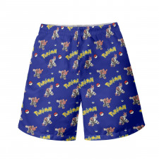 Pokemon Throh Beach Shorts Swim Pants Swimming Trunks - Throh Character Series Art