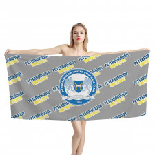 Peterborough United FC Bath Beach Towel - Peterborough Football Club Medley Monogram Wordmark