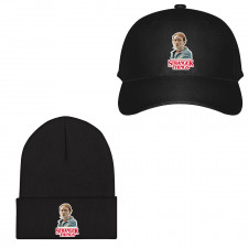 Stranger Things Max Baseball Cap Beanie Hat - Max Mayfield Sketch Portrait Art