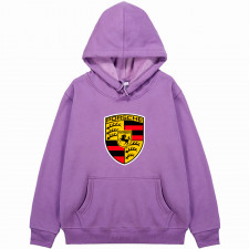 Porsche Hoodie Hooded Sweatshirt Sweater Jacket - Porsche Logo Illustration