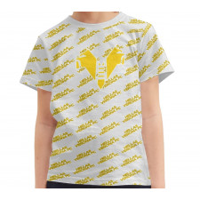 Hellas Verona FC Football Club Tee T-Shirt - Verona Football Club Medley Monogram Wordmark