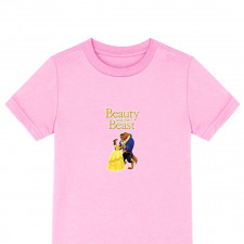 Beauty And The Beast Tee Shirt T-Shirt Short Sleeve - Belle and Beast Famous Dance