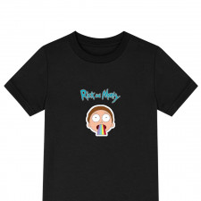 Rick And Morty Tee Shirt T-Shirt Short Sleeve - Morty Rainbow