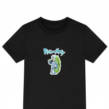 Rick And Morty Rick Tee Shirt T-Shirt Short Sleeve - Rick Drinking