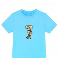 Star Wars Rey Tee Shirt T-Shirt Short Sleeve - Rey Standing Cartoon Chibi Art