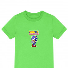 Sonic The Hedgehog Sonic Tee Shirt T-Shirt Short Sleeve - Sonic Pixel Art