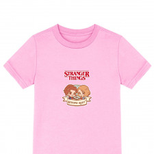 Stranger Things Tee Shirt T-Shirt Short Sleeve - Robin And Steve Scoops Ahoy Ice Cream