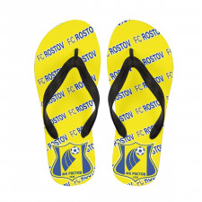 FC Rostov Flip Flops Thongs V-Strap Sandals - Rostov Football Club Medley Monogram Wordmark