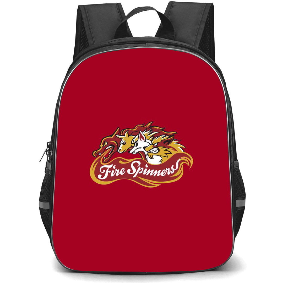 Pokemon Backpack StudentPack - Pokemon Fire Spinners Red Background