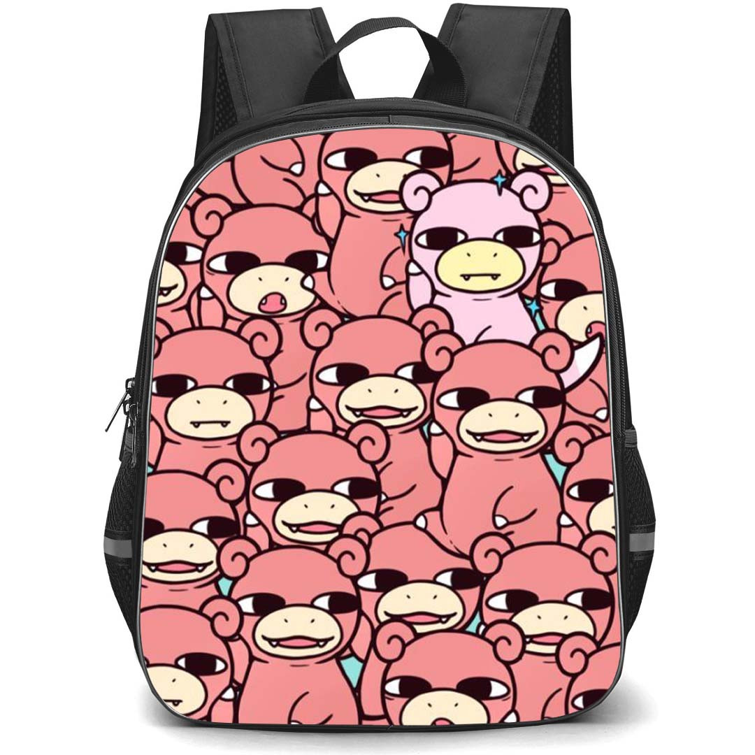 Pokemon Slowbro Backpack StudentPack - Slowbro Pattern Art Wallpaper
