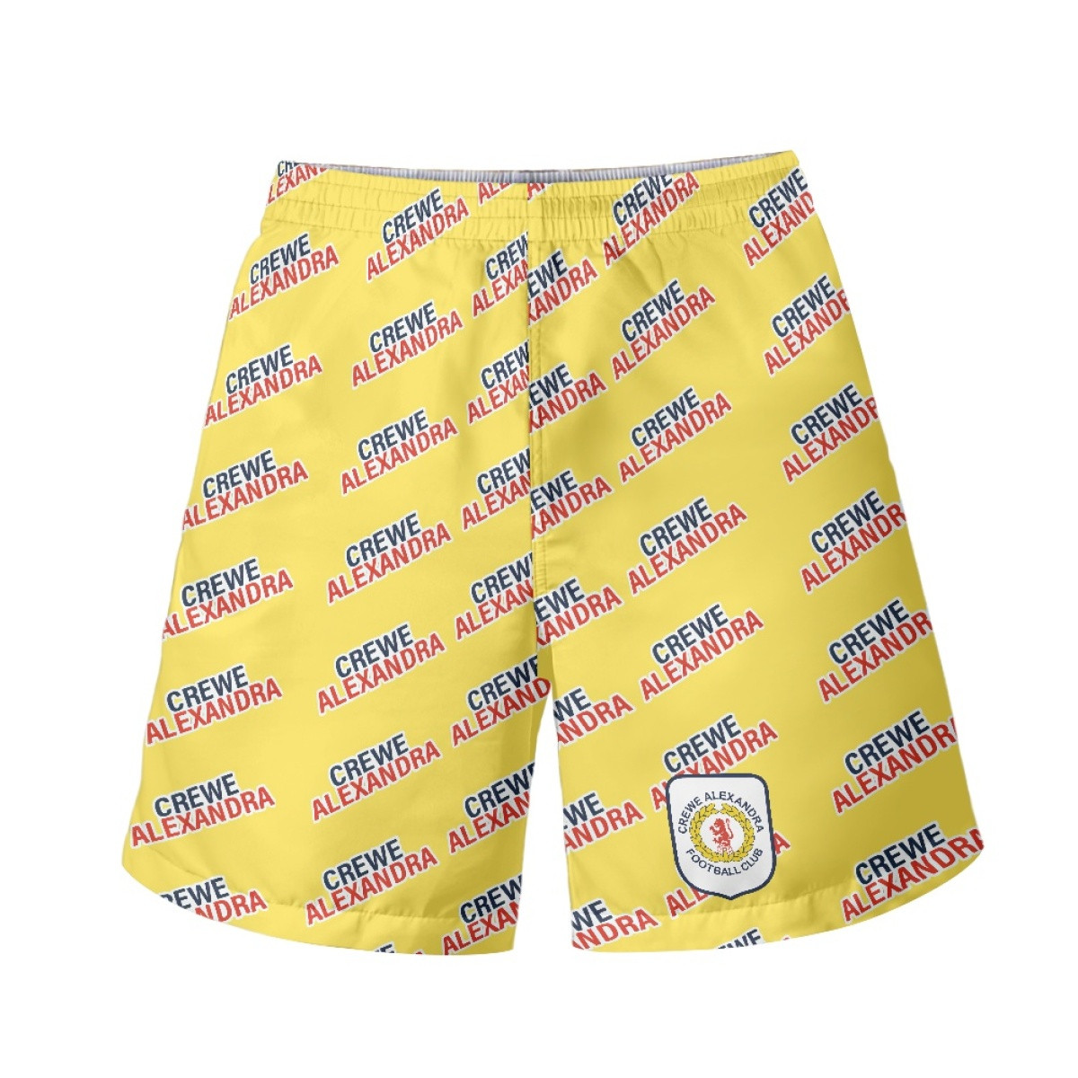 Crewe Alexandra FC Beach Shorts Swim Pants Swimming Trunks - Alexandra Football Club Medley Monogram Wordmark