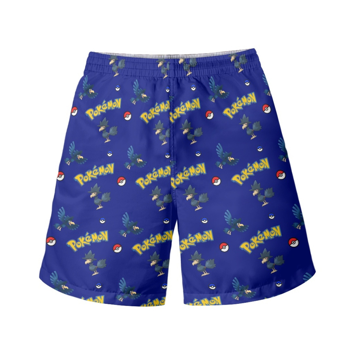 Pokemon Murkrow Beach Shorts Swim Pants Swimming Trunks - Murkrow Character Series Art