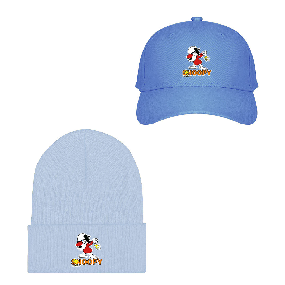 Snoopy Baseball Cap Beanie Hat - Snoopy Dabbing Sticker