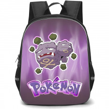 Pokemon Weezing Backpack StudentPack - Weezing Purple Background