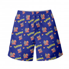 Pokemon Magcargo Beach Shorts Swim Pants Swimming Trunks - Magcargo Character Series Art