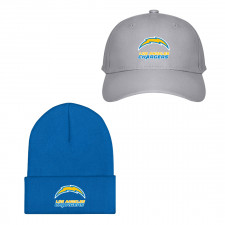 NFL Los Angeles Chargers Baseball Cap Beanie Hat - Los Angeles Chargers Team Single Logo