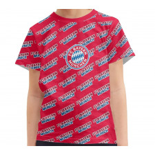 FC Bayern Munich Football Club Tee T-Shirt - Munich Football Club Medley Monogram Wordmark