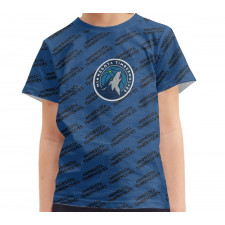 NBA Minnesota Timberwolves Tee T-Shirt - Minnesota Timberwolves Medley Monogram Wordmark