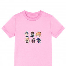 Demon Slayer Team Tanjiro Tee Shirt T-Shirt Short Sleeve - Team Tanjiro Chibi Art