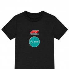 F1 Formula One AMG Petronas Tee Shirt T-Shirt Short Sleeve - AMG Petronas F1 Formula One Team